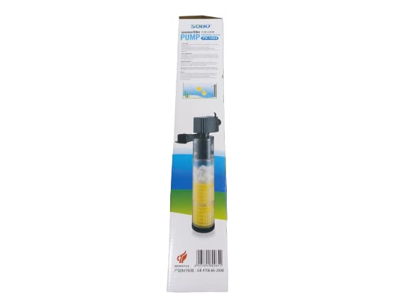 SOBO Aquarium Internal Filter Pump (Model : FE- 1504,Power: 15W, Output: 1200L/H Ac 220-240v 50/60HZ)