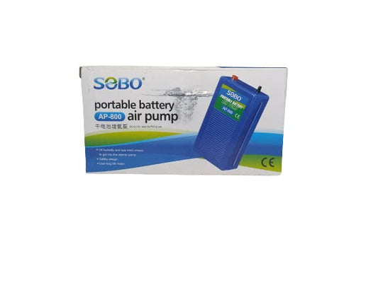 SOBO Portable Battery air Pump (Model : AP- 800 Output: 2L/minDc 2x1.5v)