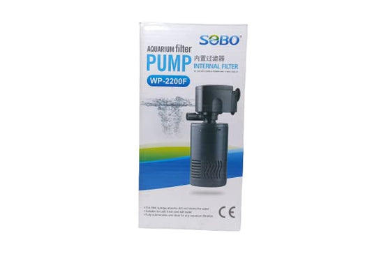 SOBO WP-2200F (Power: 20W Output 1000L/H Voltage: 220-240V 50/60HZ) Aquarium Internal Filter