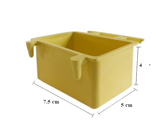 Bird Feeder Common Feeder Tray (Yellow) (Pack of 4)