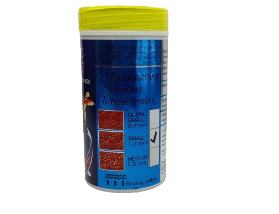 Cyprino Veg+ Diet Food for Gold Fish and koi 100g Floating pellets (Pack of 2)