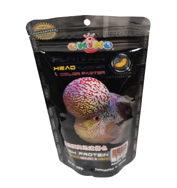 OKIKO Platinum 100g (M Size) Head Huncher Color Faster Fish Food