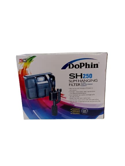 DOPHIN SH250 (3.6W Output 50L/Hr) Aquarium Slim Hanging Filter