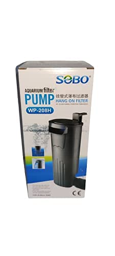 SOBO WP-208H Hang on Sponge Aquarium Filter (Biological Filtration for Salt Water and Fresh Water)