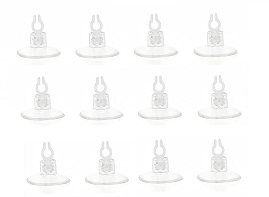 MR TRADERS Aquarium Chukker 12 pcs Aquarium Fish Tank Suction Cups Airline Pump Tube Holders Clips Clamps