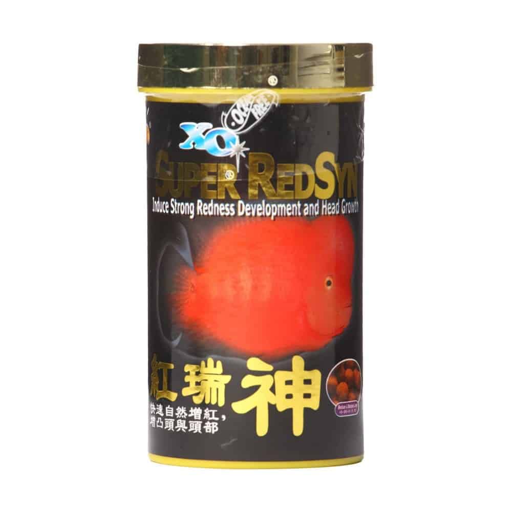 Ocean Free Xo Super Redsyn(Original)Fish Food,100G/280Ml|Induce Strong Redness Development And Head Growth For Flowerhorn,Cichild,Etc.