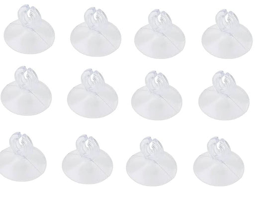 MR Traders Aquarium Normal Chukker 12pcs Aquarium Fish Tank Suction Cups Airline Pump Tube Holders Clips Clamps