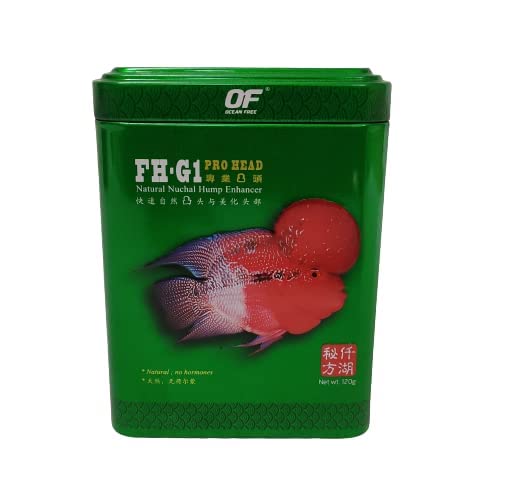 Ocean Free FH-G1 Pro Head (120 g) Aquarium Flowerhorn Fish Food