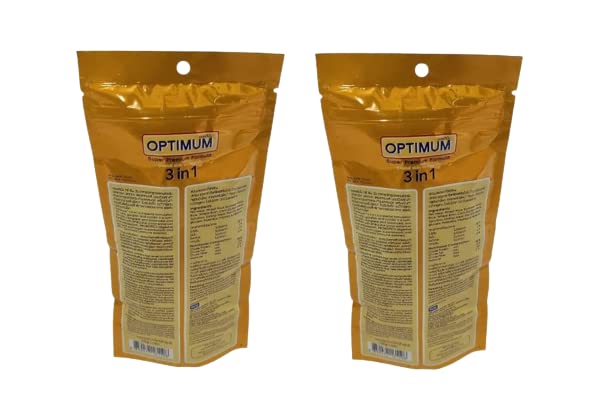 Optimum Super Premium Formula 3 in 1 6% Spirulina Fish Food 100g (Pack of 2)