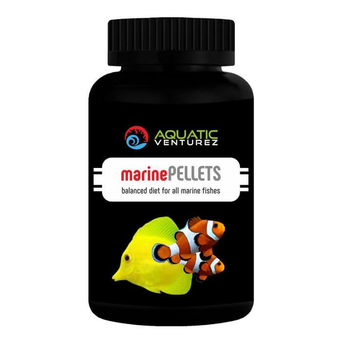 Aquatic Venturez Marine Pellets Grams Aquarium Marine Fish Food Size: 30