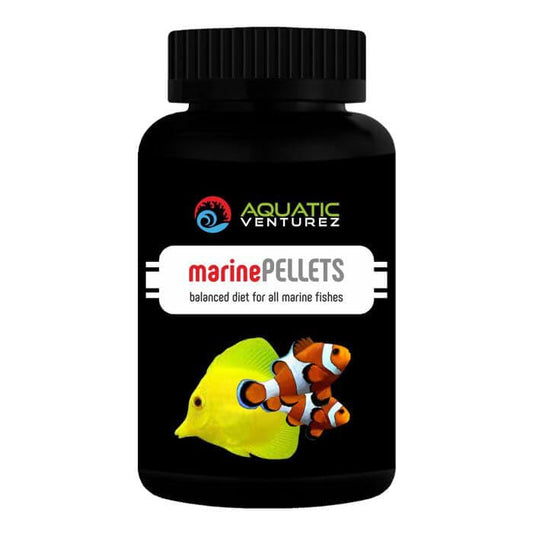 Aquatic Venturez Marine Pellets Grams Aquarium Marine Fish Food Size: 30