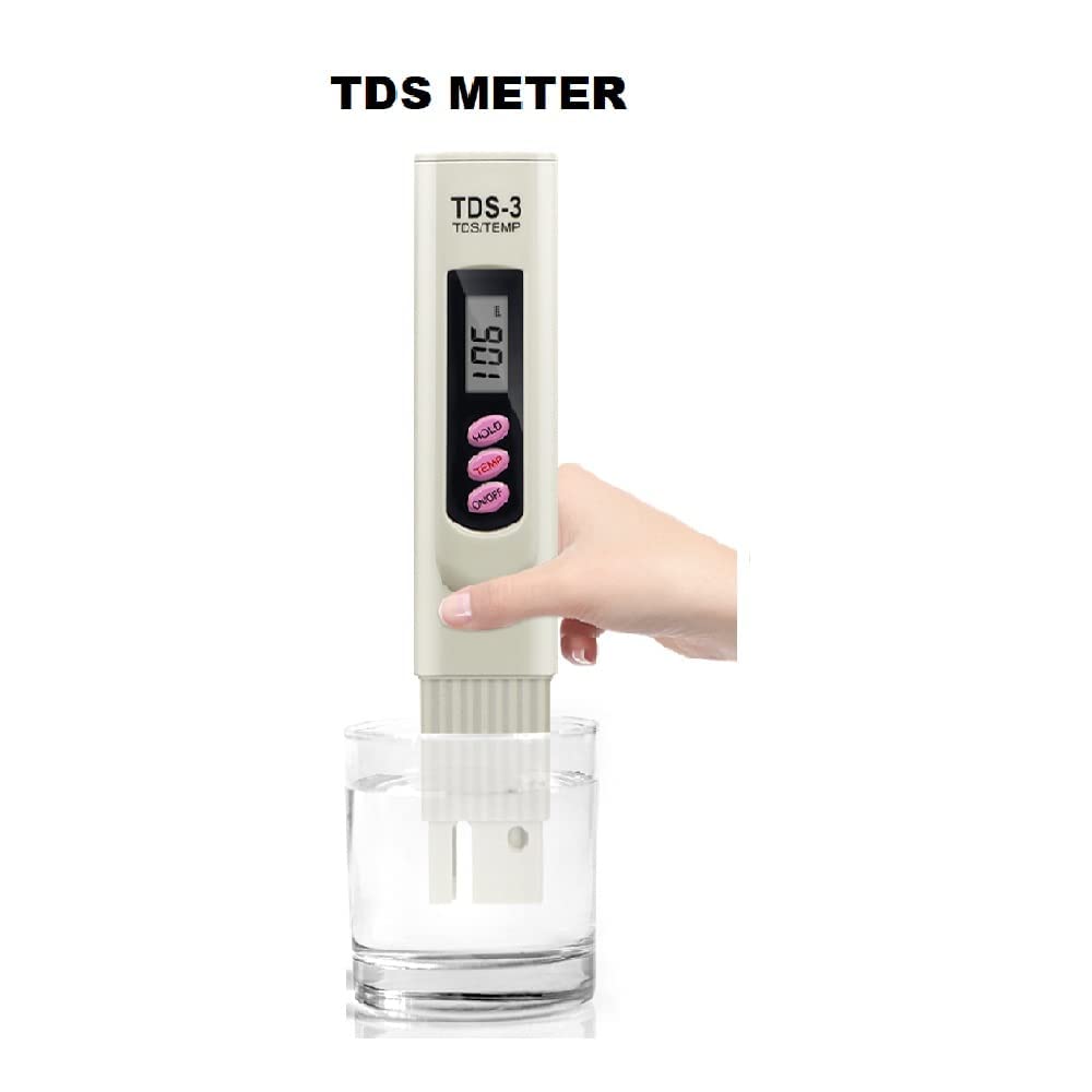 Digital TDS & Temperature Meter – Accurate Water Quality Tester for Aquariums, RO Purifiers, Filters & More