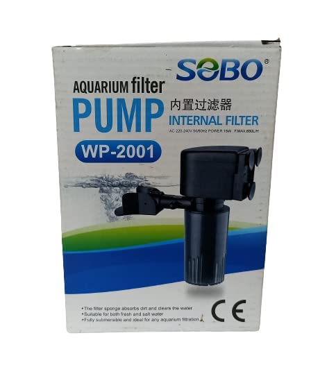 SOBO WP-2001 (15W Output 880L/H) Aquarium Internal Filter