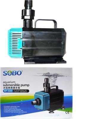 SOBO Submersible Power Head - WP-5200-75W - F.Max 3500 L/H - - Water Lifting Pump - Pond and Fountain and Sump Filter Systems