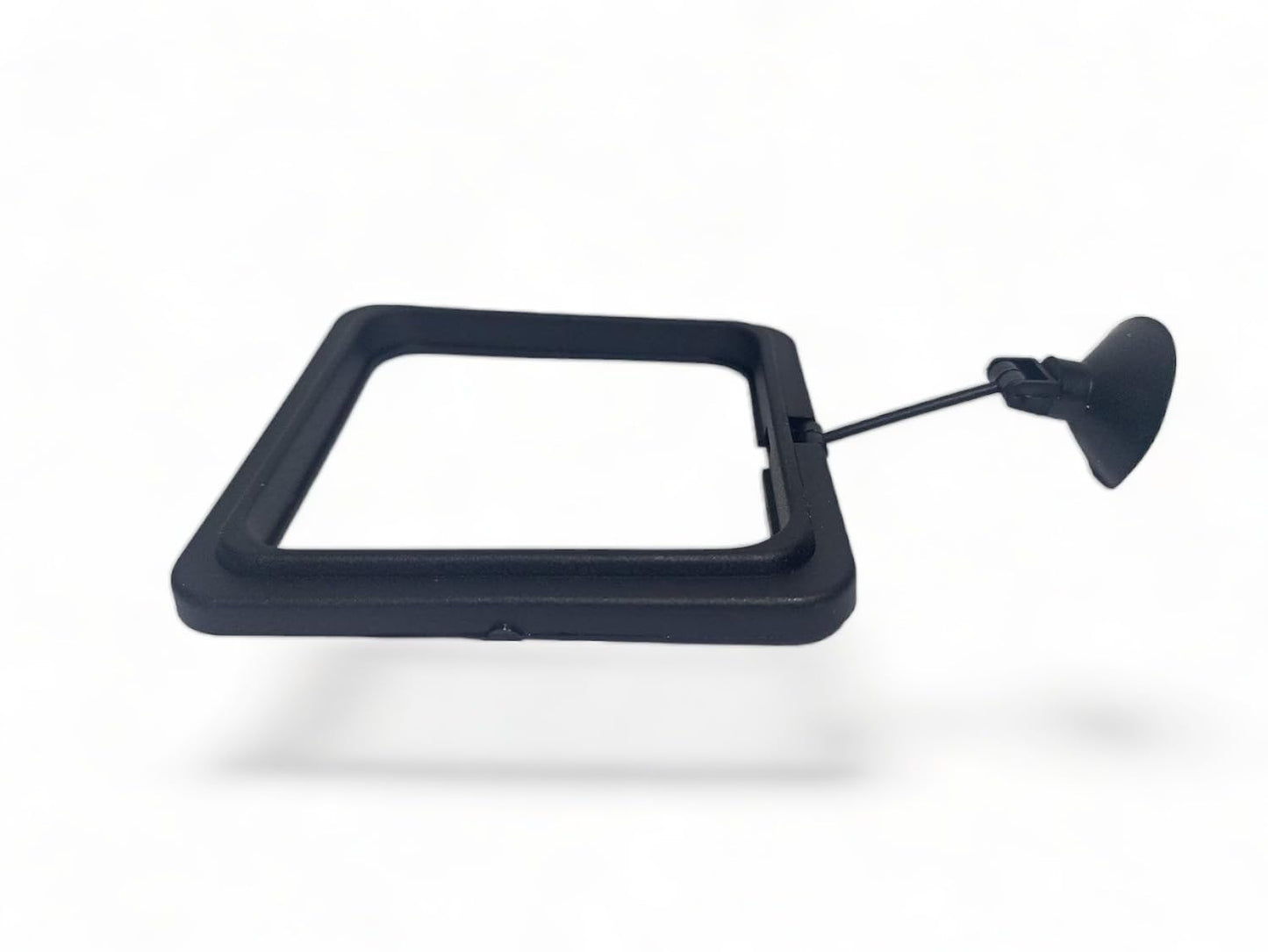 Aquarium Floating Fish Feeding Tray (Square) Ring with Suction Cup Include (Size: 10cm)