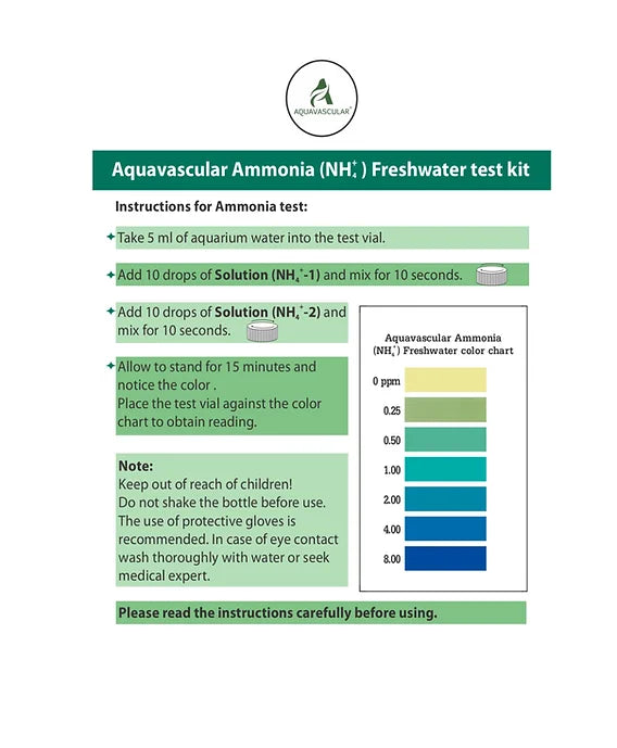 Aquavascular Ammonia Test Kit