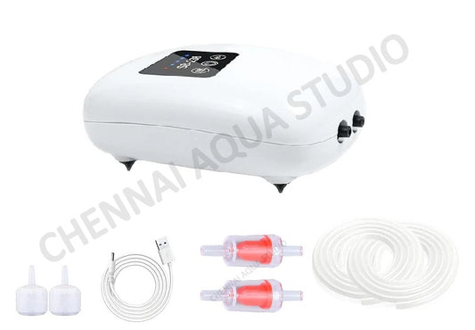 SOBO SB-238 Rechargeable USB Aquarium Air Pump – Ultra-Quiet, Energy-Efficient, and Long-Lasting for Freshwater and Marine Tanks