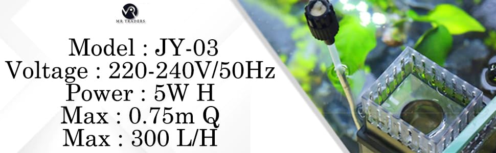 SUNSUN JY03 Series Surface Skimmer for Planted Aquarium