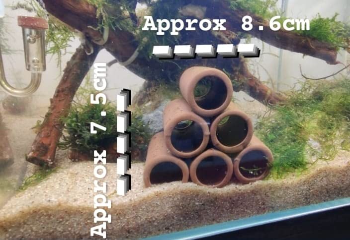 Aquarium Shrimp House Clay shelter 6 Holes Shrimp Cave