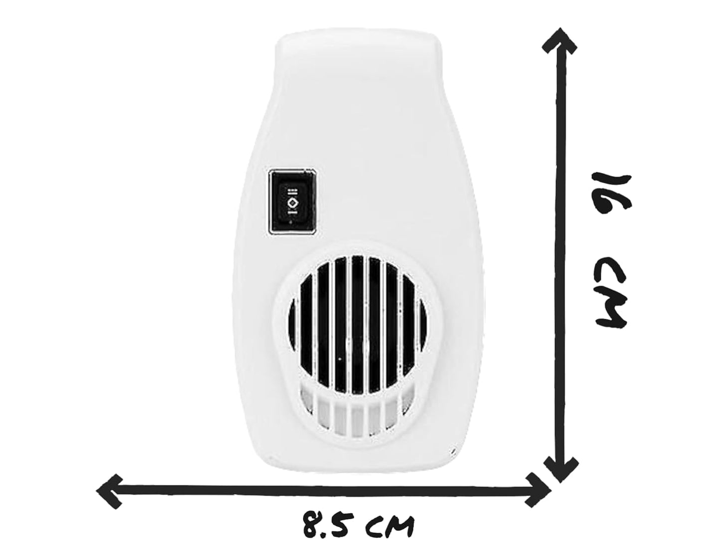 Aquarium cooling fan small size Hang on design (White)