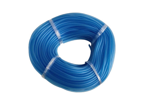 Flexible Silicon Air Pipe Roll Blue Color OD-6 MM 100 mtr Aquarium Tool