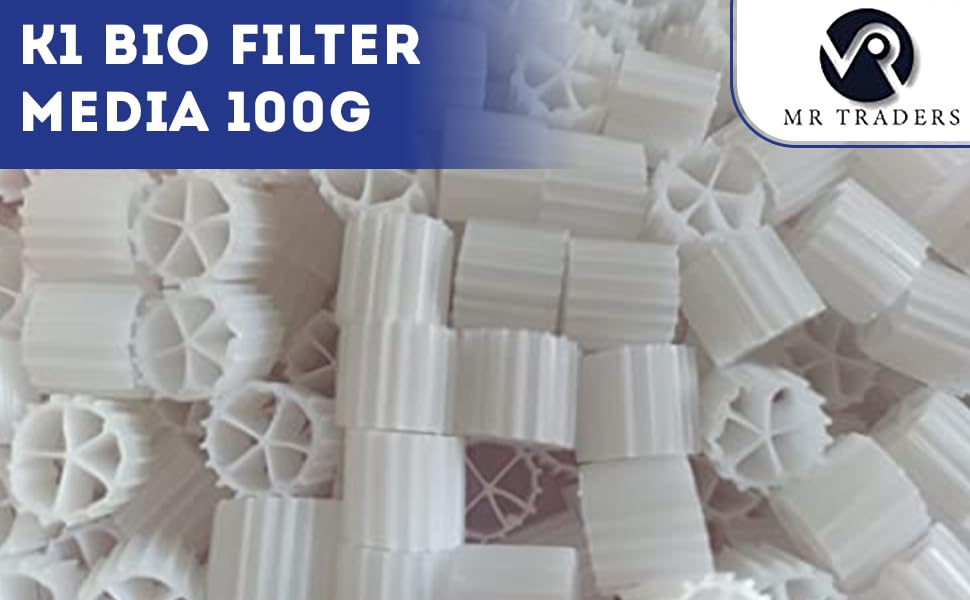 K1 Bio Filter Media  Size : 1 Ltr   (Approx 400-500 Pieces)