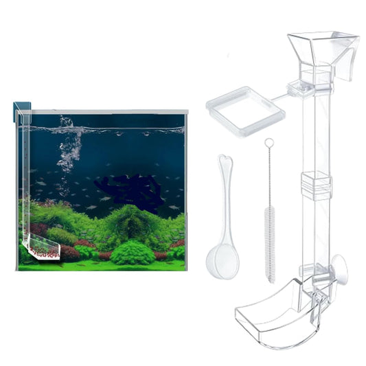 Fish Tank Feeder for Small Fish and Shrimp Suitable for Fish Tank Can use 3 Different Size Tank 17cm,28cm,38cm