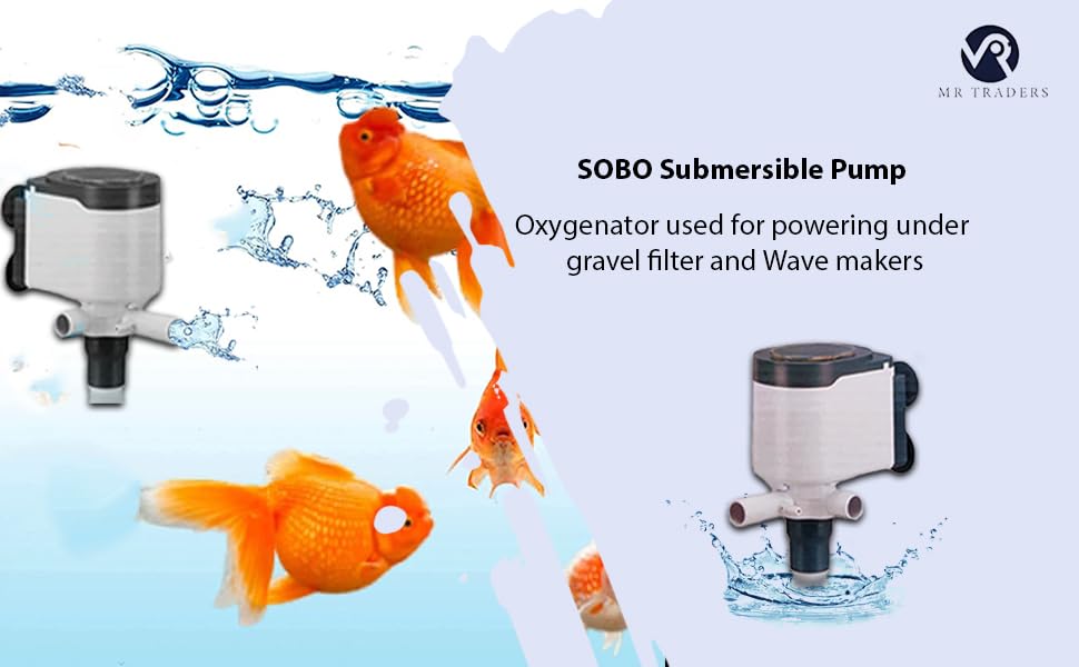 SOBO Submersible Pump Model AQ-1058 ( AC 220-240V 50/60Hz 30w h.max.1.8m Flow Max 2200L/H )
