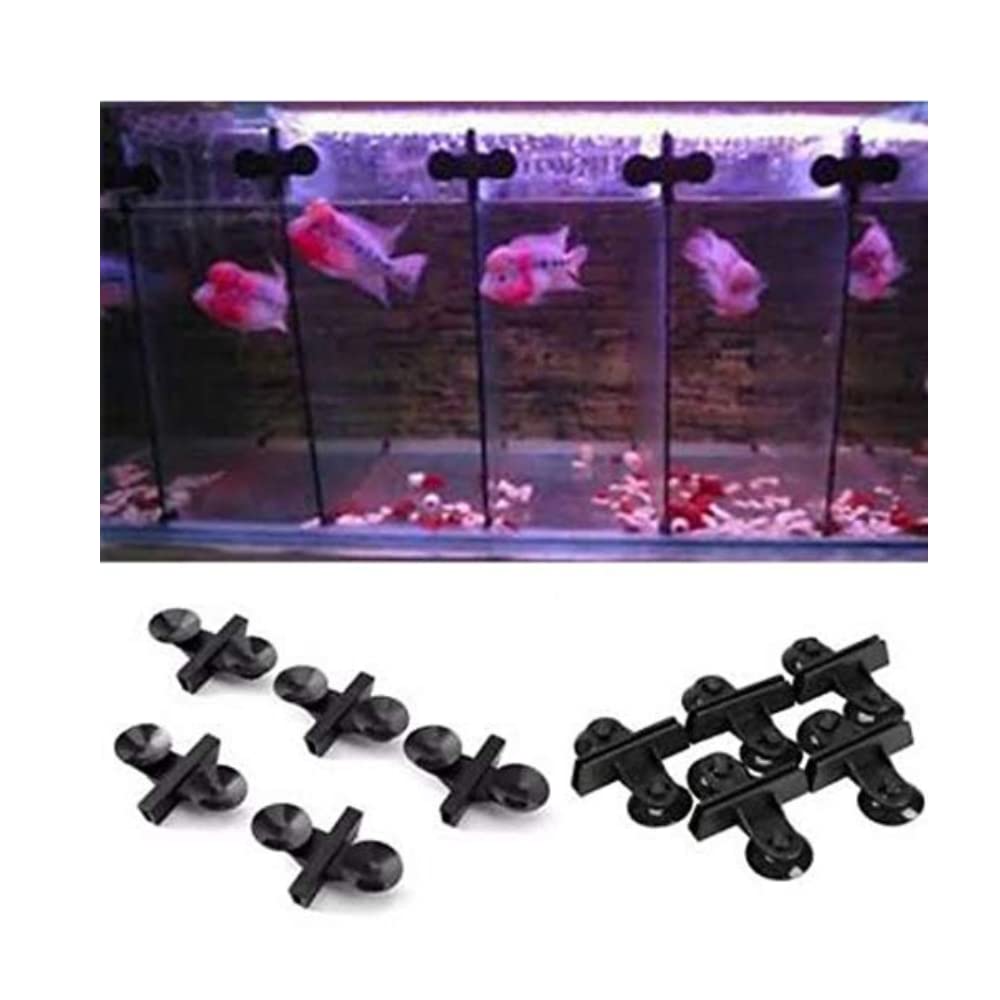 Aquarium Glass Divider for Fish Tank Partition  Panels with Suction Cups  for All Aquariums (Pack of 5)