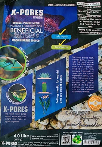 X-PORES Media 4.0L (2500 g) Aquarium Filter Media