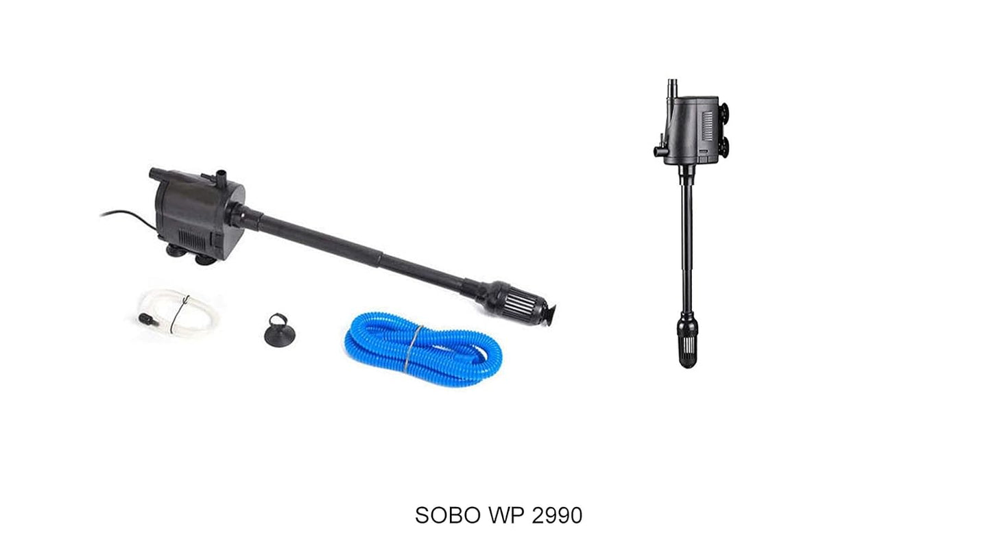 SOBO WP-2990 Multifunction Submersible Pump for Aquarium Fish Tank ( Model WP - 2990 F.MAX 1500 L/H )