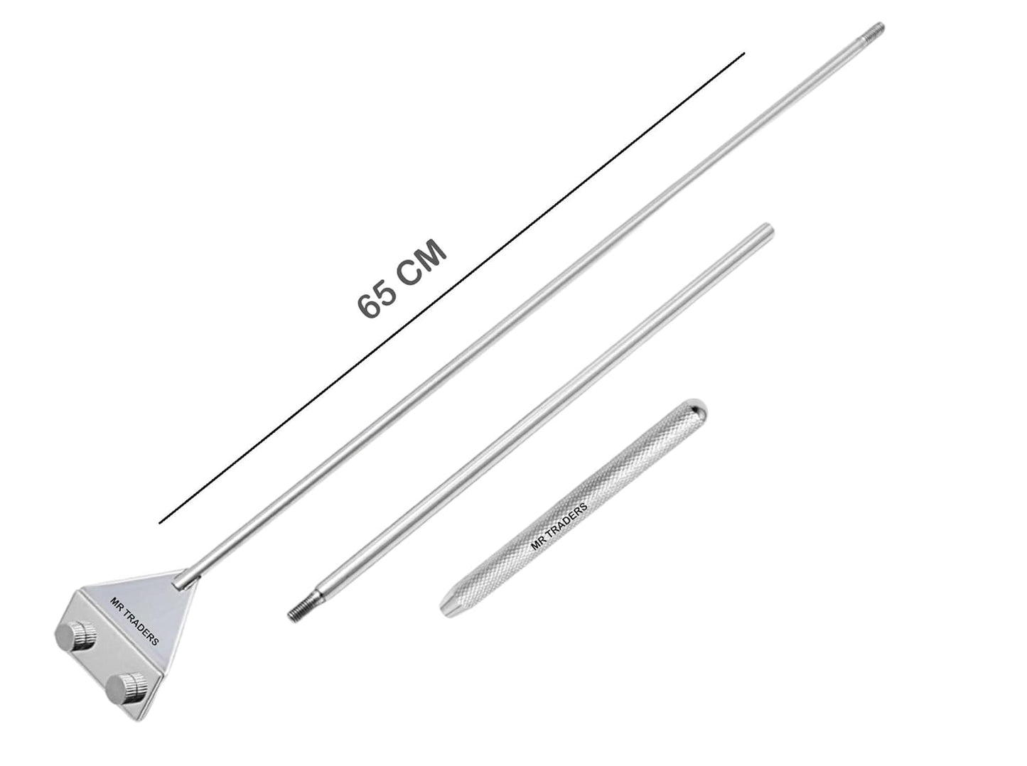 Algae Scraper Stainless Steel-L 65Cm