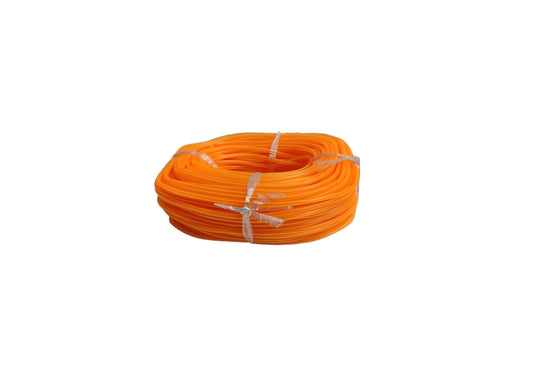 Flexible Silicon Air Pipe Roll Orange Color OD-6 MM 100 mtr Aquarium Tool