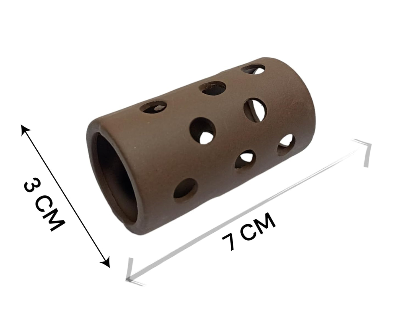 MR TRADERS Shrimp Playground Ceramic Shelter Aquarium Hide Out Best for Shrimp Hide and smal Fish Size (7 * 3 * 3) Cm