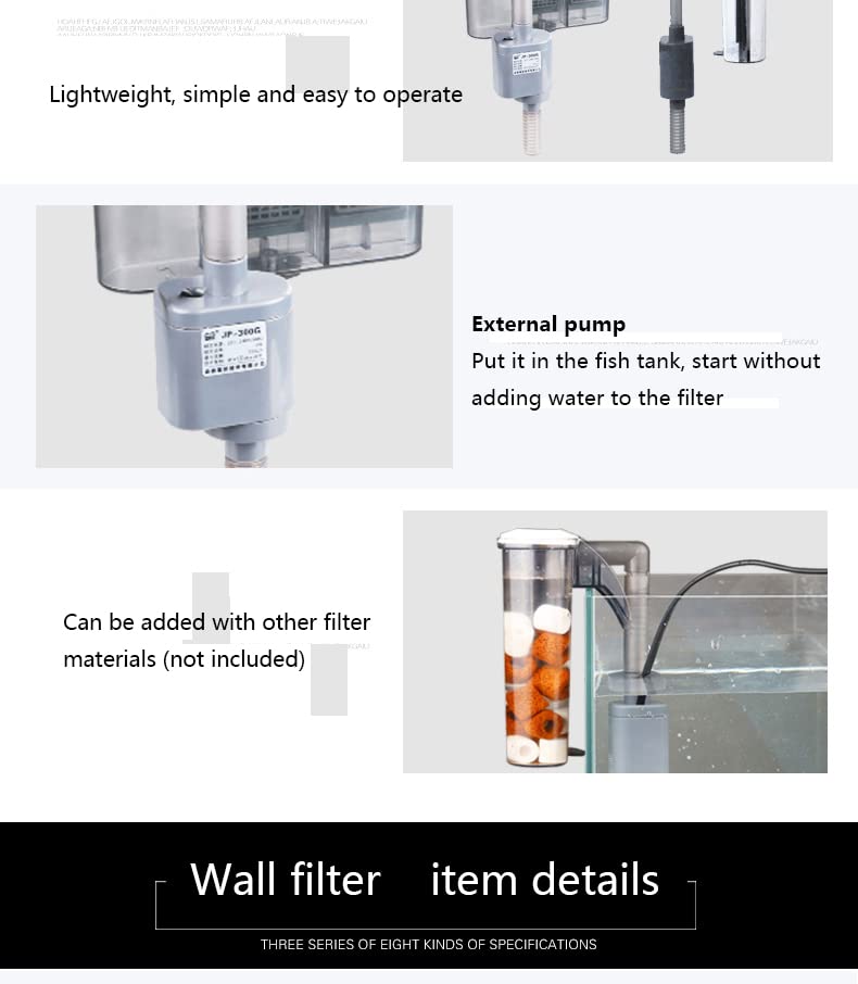 SunSun HBL 303 Hang On Filter Power : 3W | Flow : 350L/H