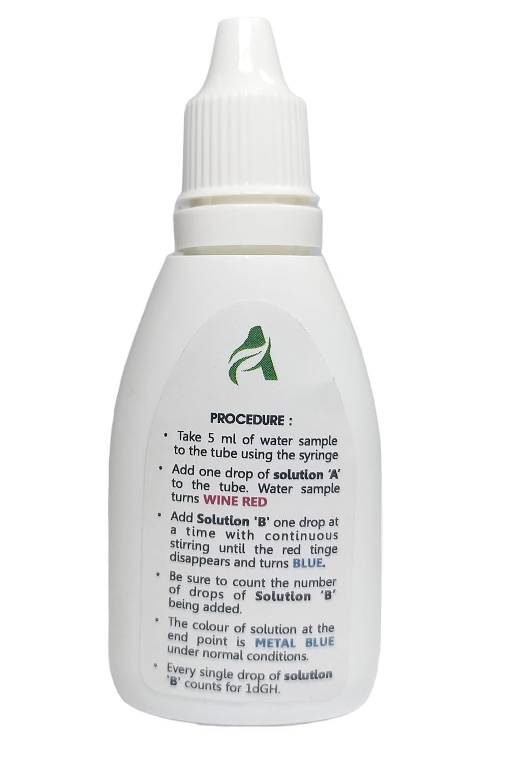AquaVascular GH Test Solution A & B (General Hardness Test)
