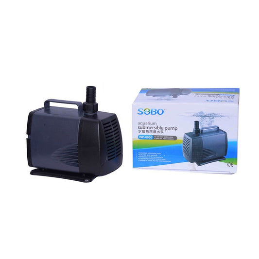 SOBO Submersible Power Head - WP-6000-85W - F.Max 4500 L/H - - Water Lifting Pump - Pond and Fountain and Sump Filter Systems