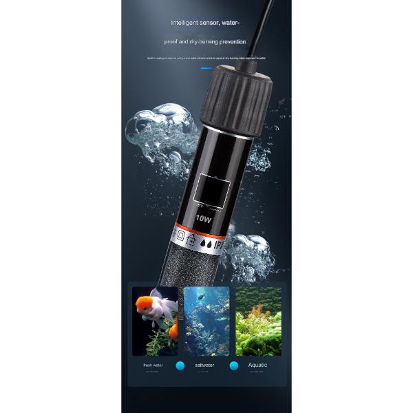 10W Mini USB Aquarium Heater | Constant Temperature Heater for Fish Tanks (Adapter Not Included) size 8.8cm