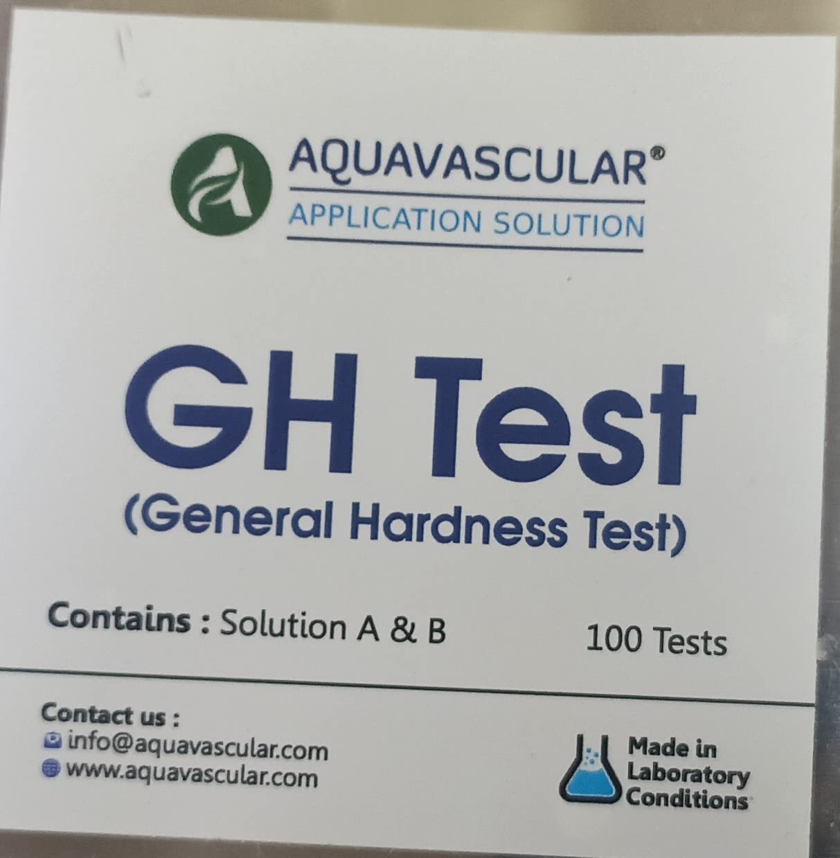 AquaVascular GH Test Solution A & B (General Hardness Test)