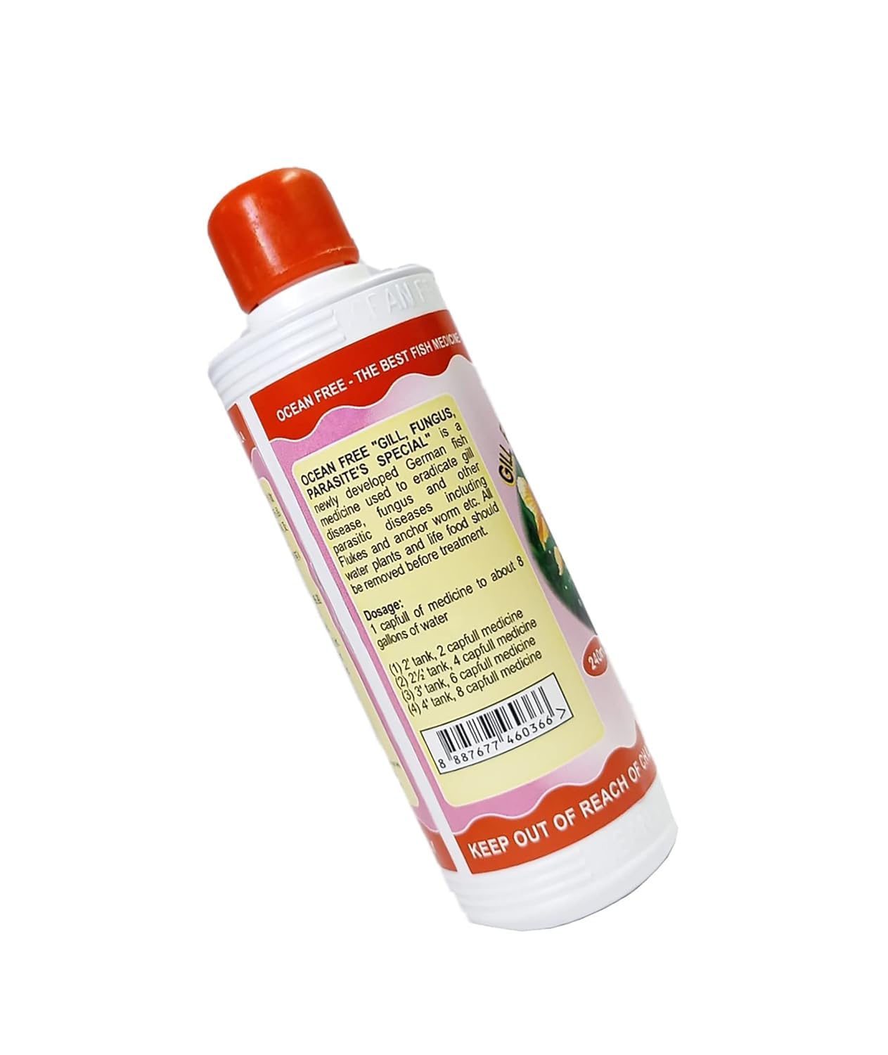 Ocean Free GILL, Fungus, PARASITE'S Special & Anti-Chlorine Special & White SPOT Special & General AidSpecial Each 240ml All in one Pack