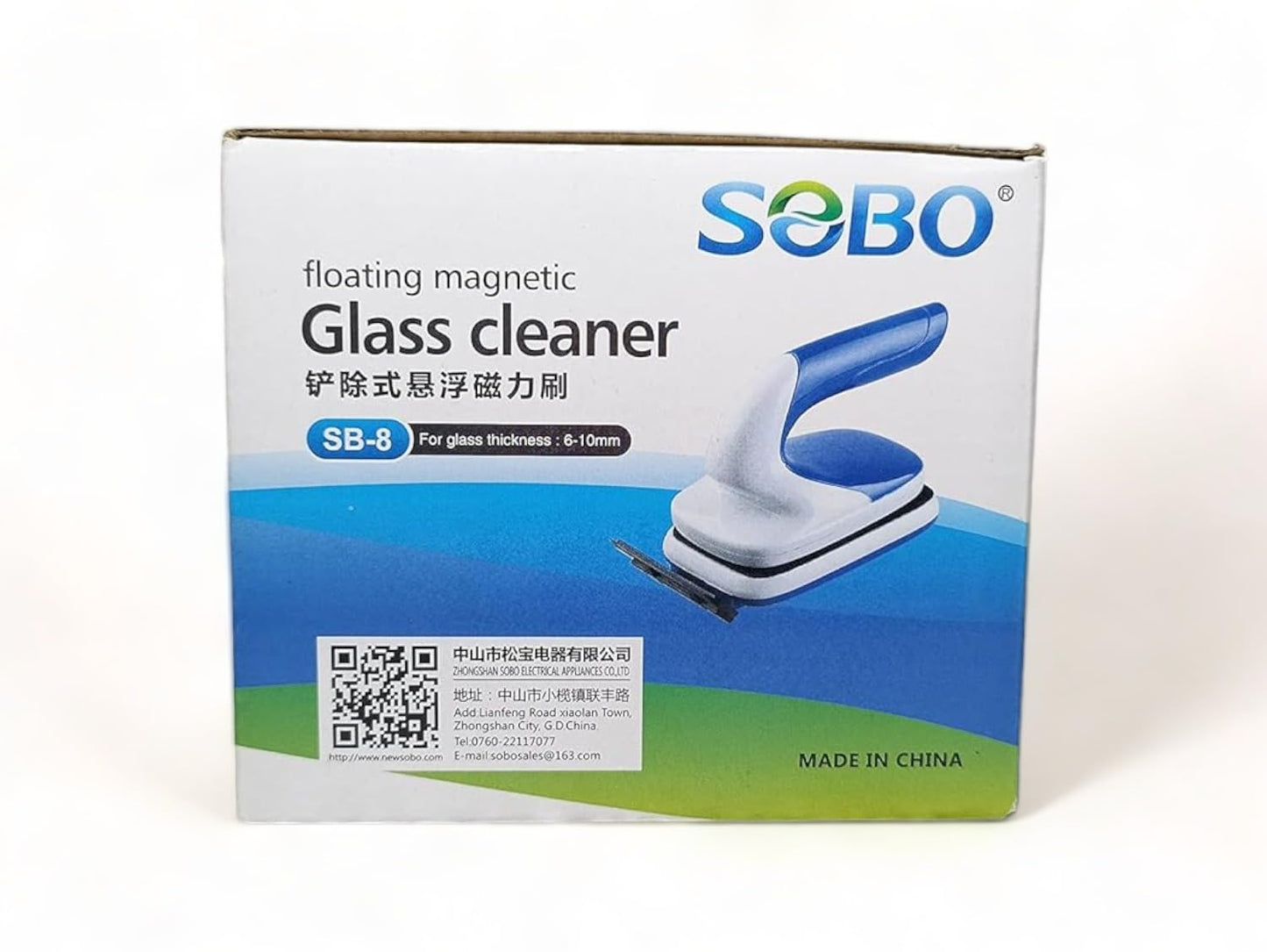 SOBO Floating Magnetic Glass Cleaner (SB-8 Glass Thickness up to 6-10 MM)