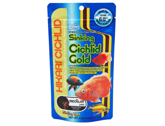 Hikari Sinking Cichlid Gold 100g Medium pellet (Sinking Type)