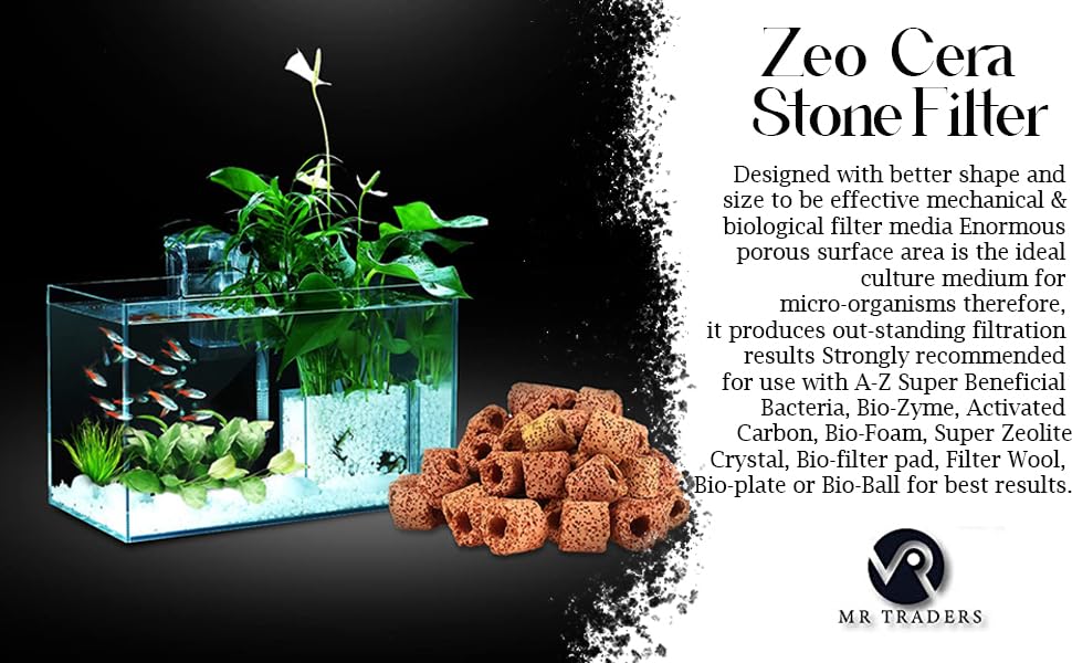 Zeo-Cera-Stone Filter Media - 800ml (600g)