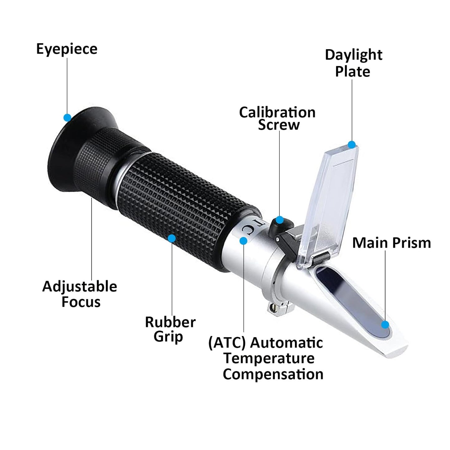 ATC Refractometer Saltwater Aquarium For Reading Salinity