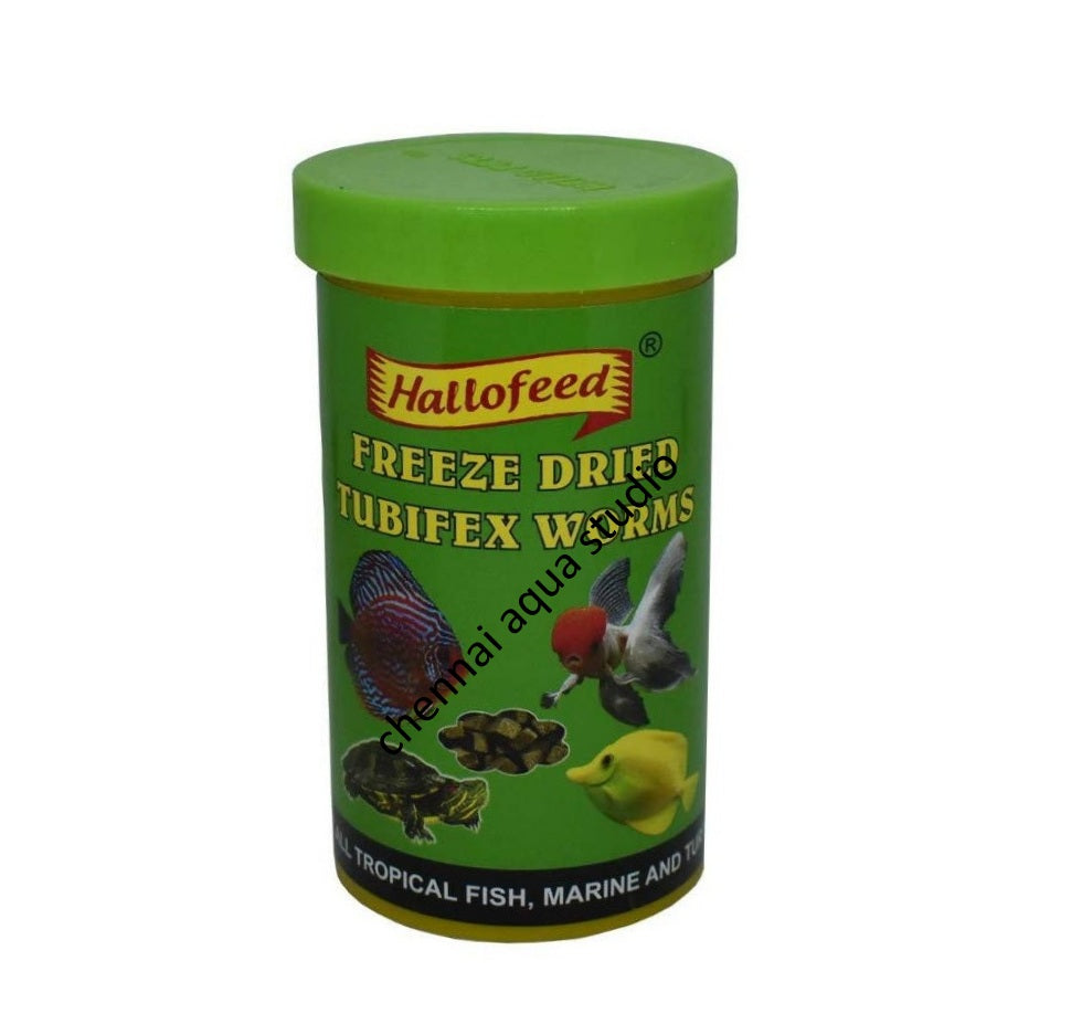 Hallofeed Freeze Dried Tubifex Worms