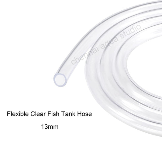 Flexible Clear Fish Tank Hose – 13mm / 17mm / 19mm Aquarium Water Pipe for Pump, Filter & Pond Use