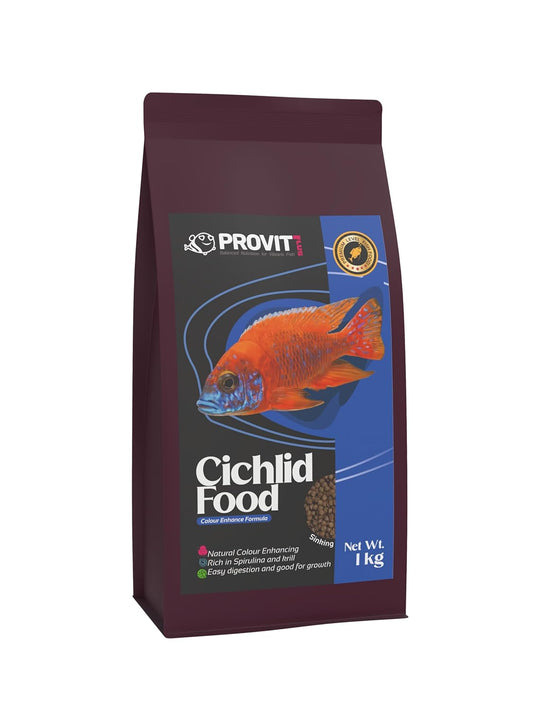 Provit Plus Advanced Fish Feed – Boost Growth, Immunity & Vibrant Colors (SINKING) Size 1.5-2.0mm For fish aboye 3cm 1kg