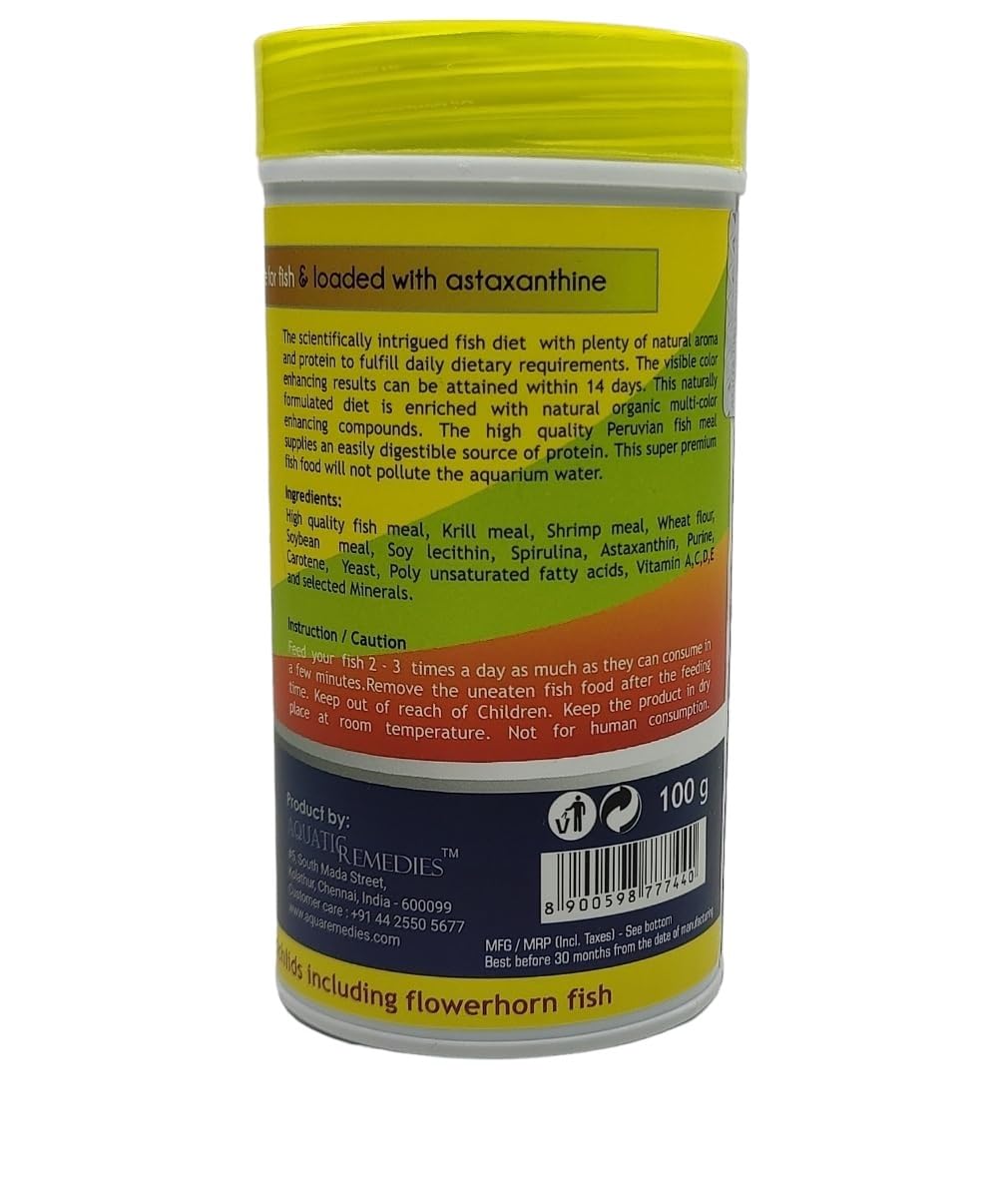 Cichlid Nutri - PRO 100G Floating pellets