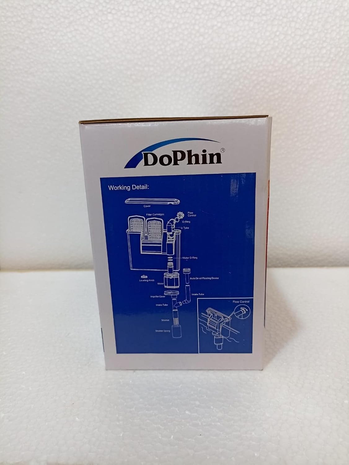 DOPHIN SH250 (3.6W Output 50L/Hr) Aquarium Slim Hanging Filter