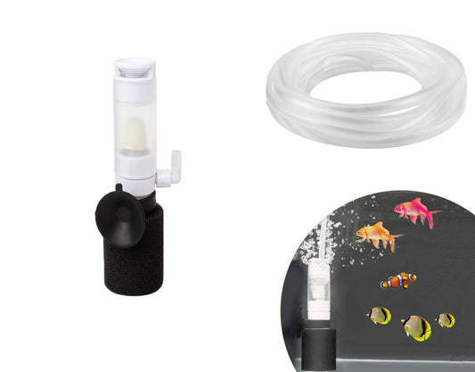 Aquarium Nano Sponge Filter Biochemical Sponge Filters, Ultra Quiet Air Filter with Air Tubing Internal Purifier for Fish Tank Oxygen Increasing and Cycle